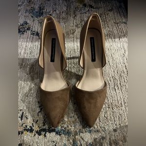 French connection tan heels